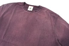 画像2: MOOJI MOOJI US Oversize Crop T-Shirt Plum (2)