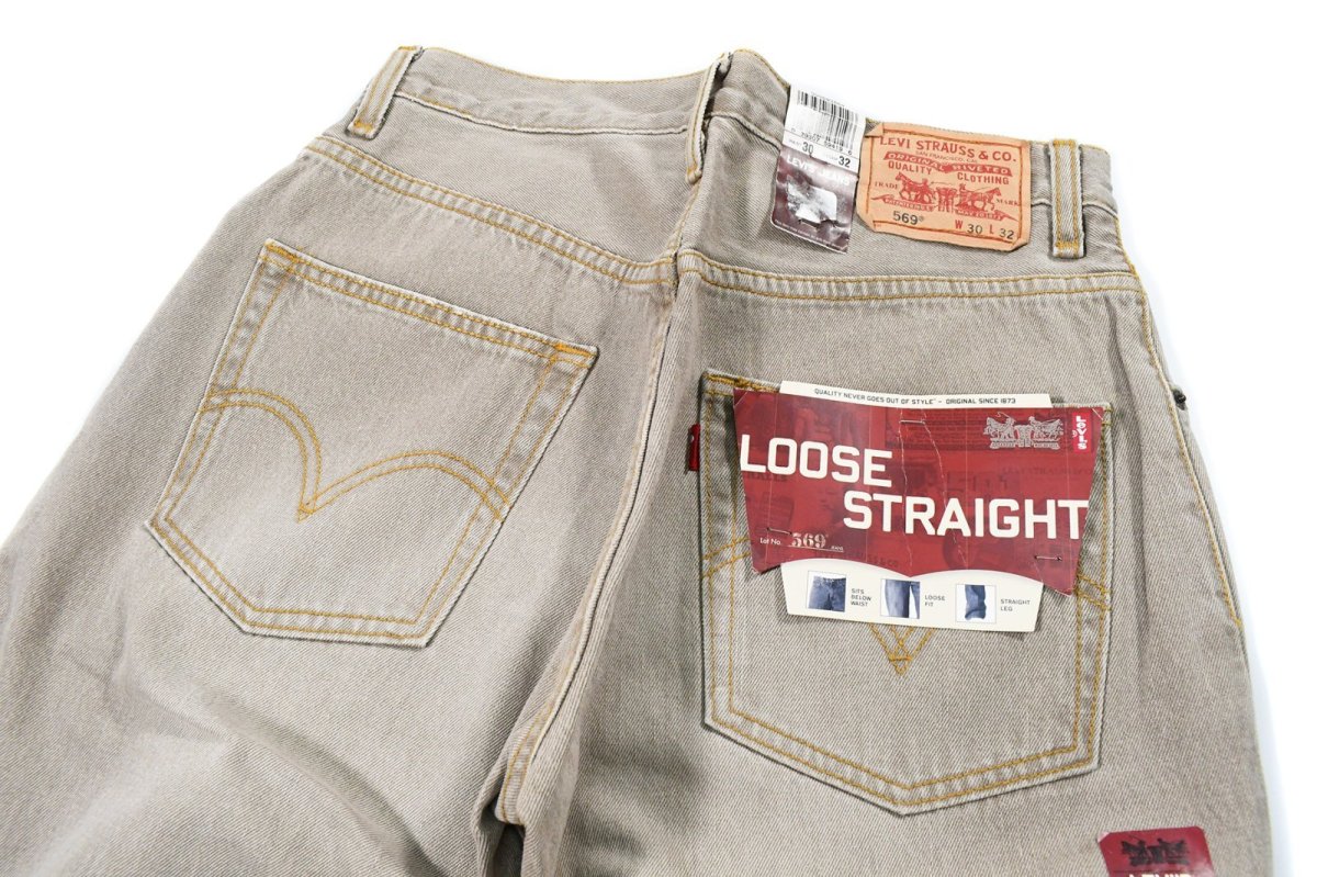 画像4: 00s Deadstock Levi's 569 Denim Pants #3884 リーバイス (4)