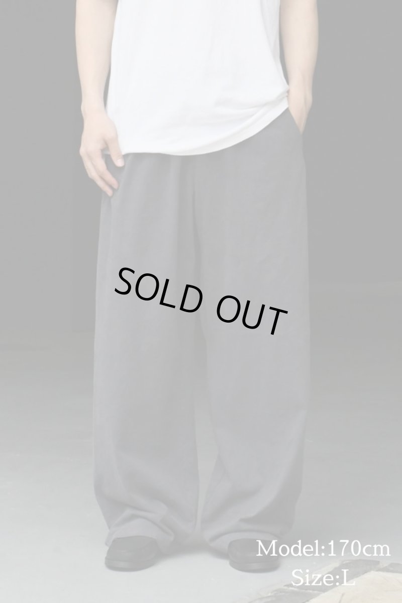画像7: Los Angeles Apparel 8.5oz Wide Leg Jersey Pants Dolphin Blue ロサンゼルス アパレル (7)