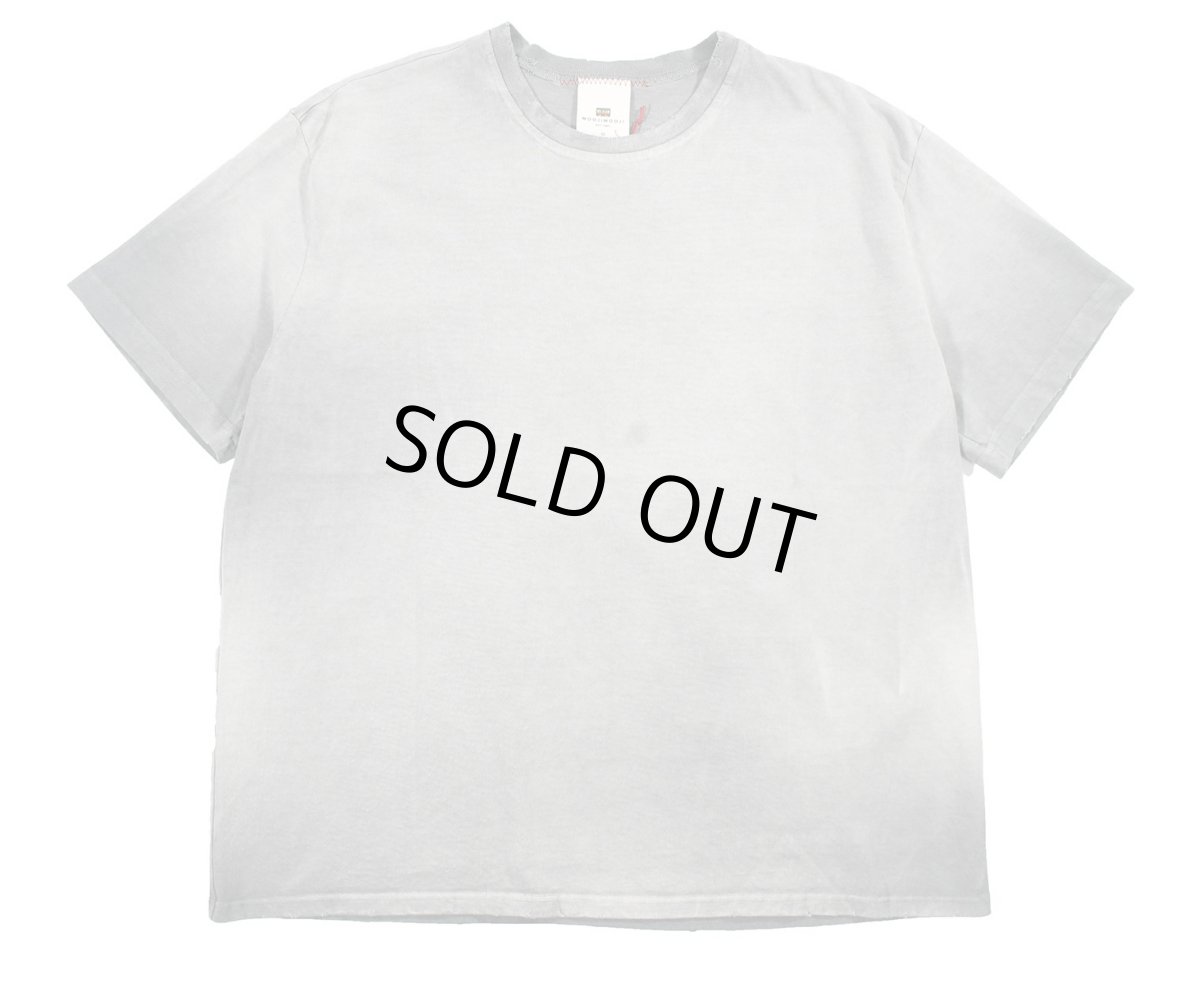 画像1: MOOJI MOOJI US Oversize Crop T-Shirt Aged Grey (1)