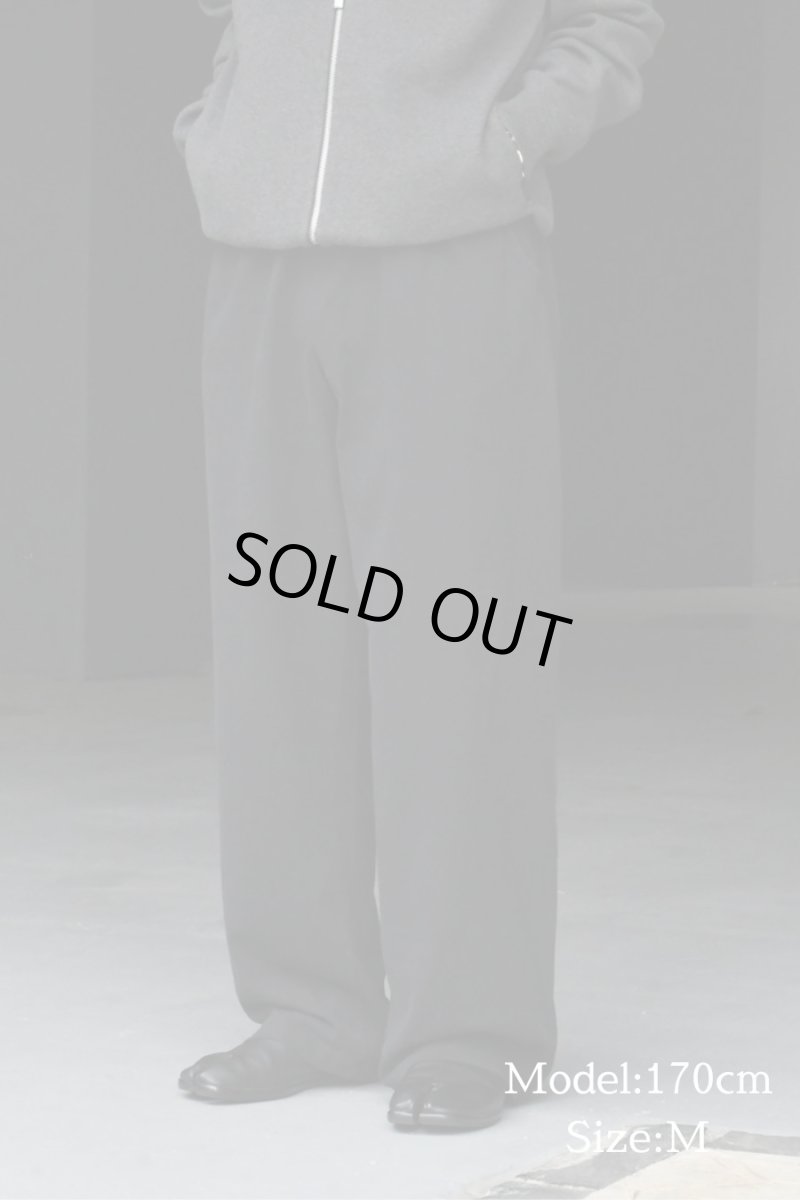 画像8: Los Angeles Apparel 8.5oz Wide Leg Jersey Pants Black ロサンゼルス アパレル (8)