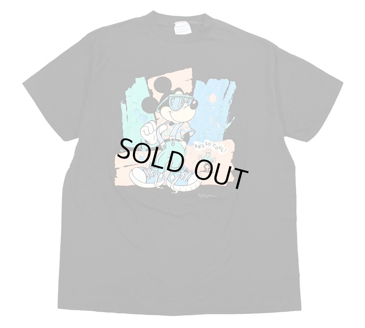 画像1: Used Disney S/S Print Tee made in USA (1)