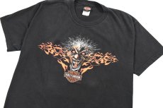 画像2: Used Harley-Davidson S/S Print Tee Black made in USA (2)