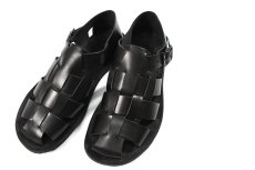 画像2: Eder Shoes 309 Orazio Sandals Black (2)