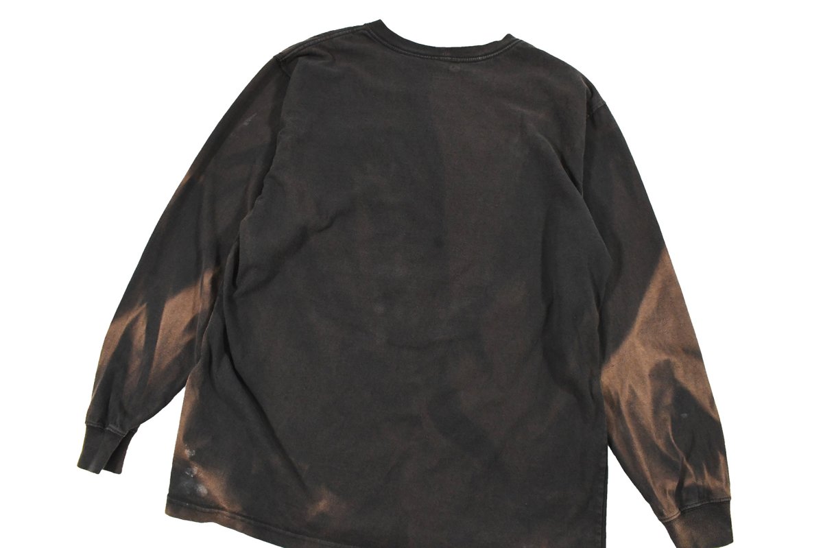 画像6: Used Carhartt L/S Pocket Tee Fade Black (6)