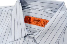 画像4: Red Kap Customize L/S Work Shirt Light Blue/Navy Stripe (4)