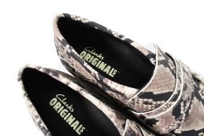 画像4: Clarks Wallabee Loafer Grey Snake Leather クラークス (4)