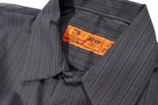 画像4: Red Kap Customize L/S Work Shirt Charcoal/Blue/White Stripe (4)