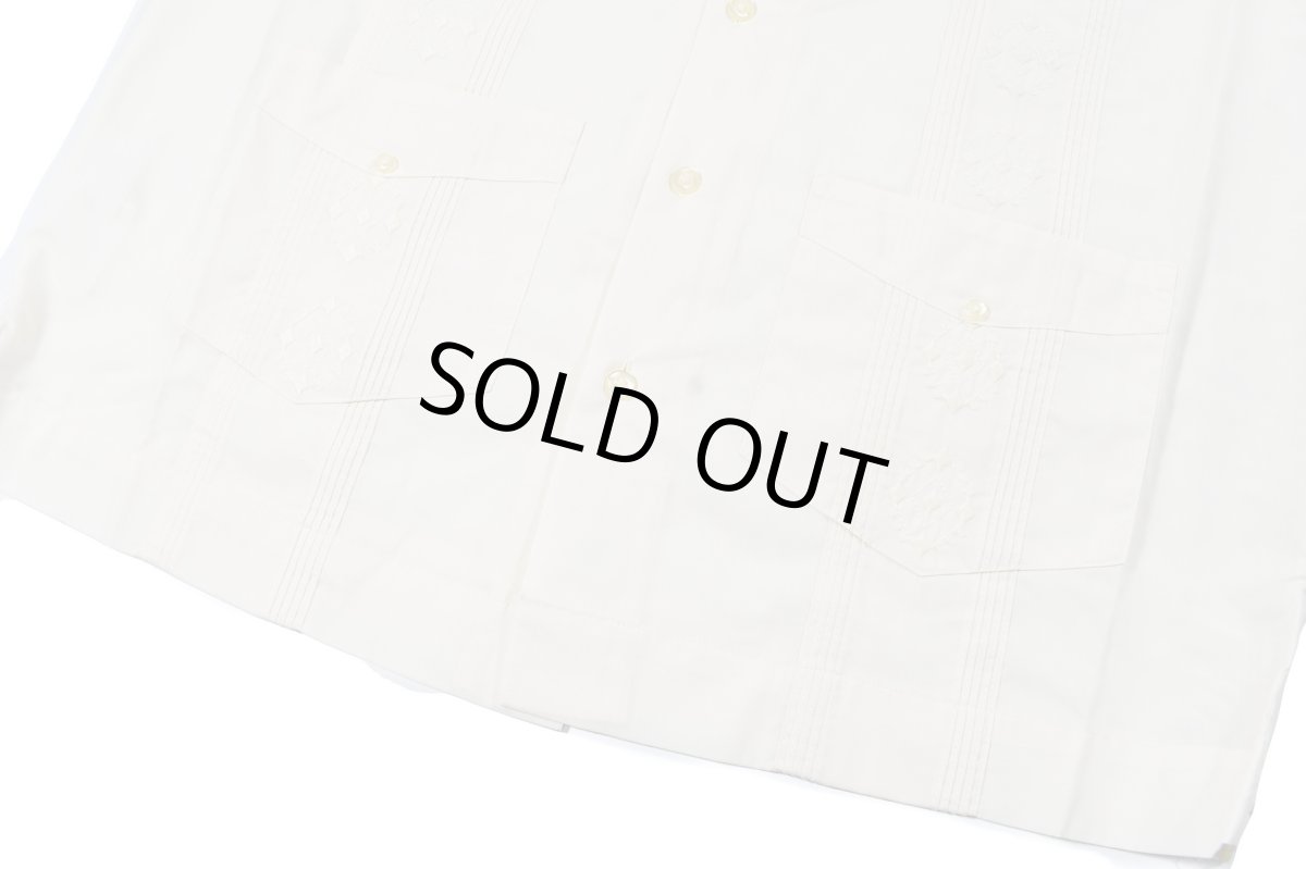 画像3: Cubavera Short Sleeve Guayabera Shirt Ivory キューバベラ (3)