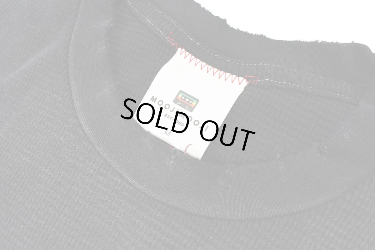 画像4: MOOJI MOOJI US Waffle Thermal Shirt Aged Black (4)