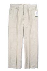 画像1: Cubavera Linen Dress Pants Khaki キューバベラ (1)