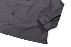 画像3: Red Kap Customize L/S Work Shirt Charcoal/Blue/White Stripe (3)