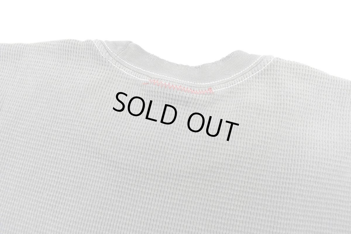 画像5: MOOJI MOOJI US Waffle Thermal Shirt Aged Taupe Grey (5)