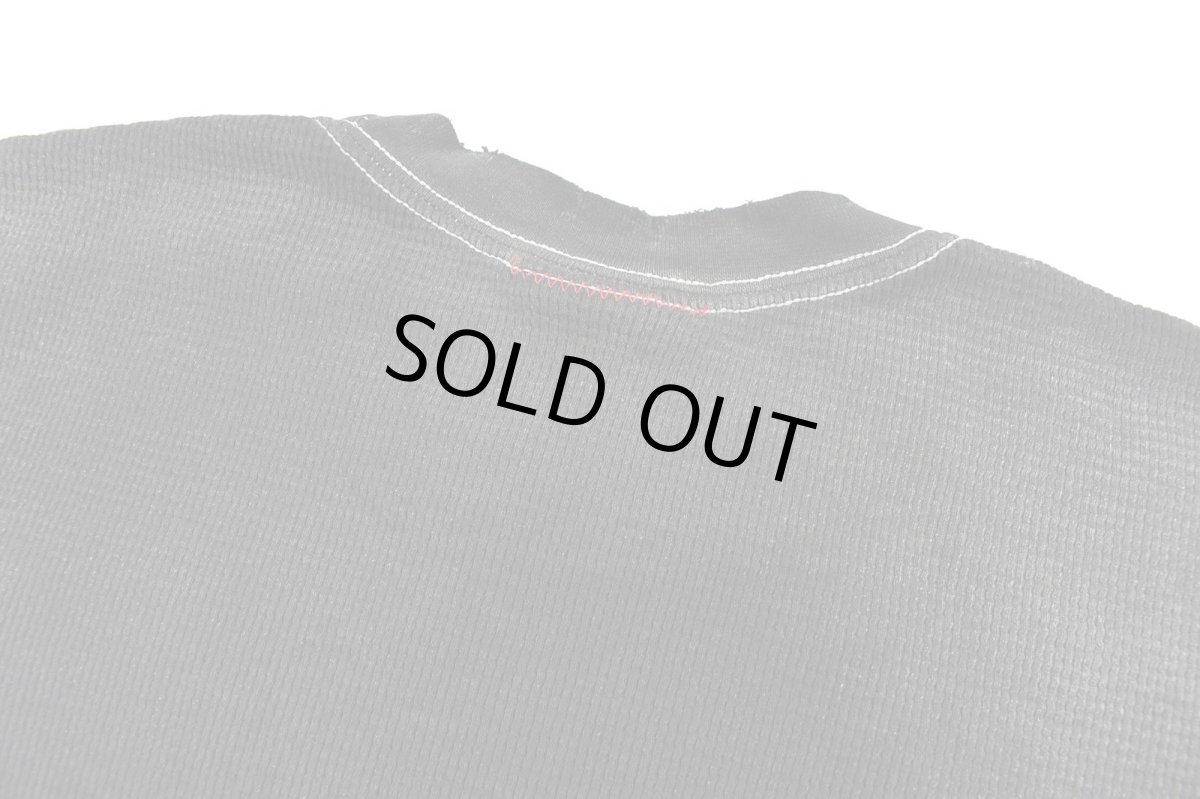 画像5: MOOJI MOOJI US Waffle Thermal Shirt Aged Black (5)