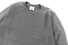 画像2: MOOJI MOOJI US Waffle Thermal Shirt Aged Taupe Grey (2)