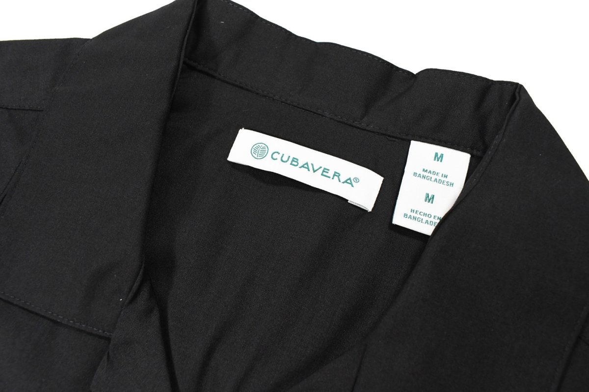 画像4: Cubavera Short Sleeve Guayabera Shirt Black キューバベラ (4)