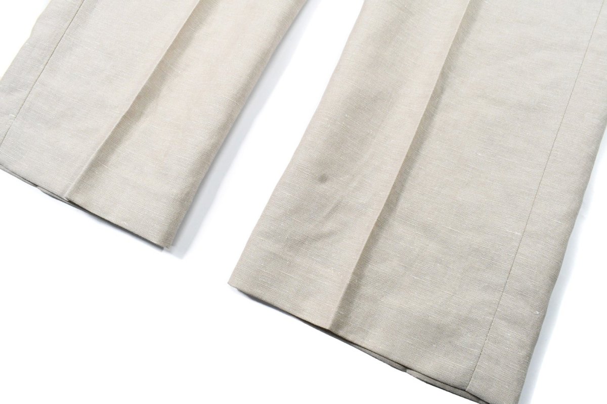 画像3: Cubavera Linen Dress Pants Khaki キューバベラ (3)