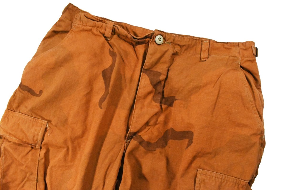 画像2: Deadstock Us Army Over Dye Combat Trouser 3C Desert Camo Orange (2)