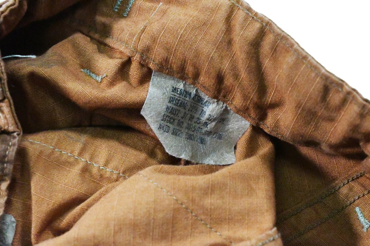 画像6: Deadstock Us Army Over Dye Combat Trouser 3C Desert Camo Orange (6)