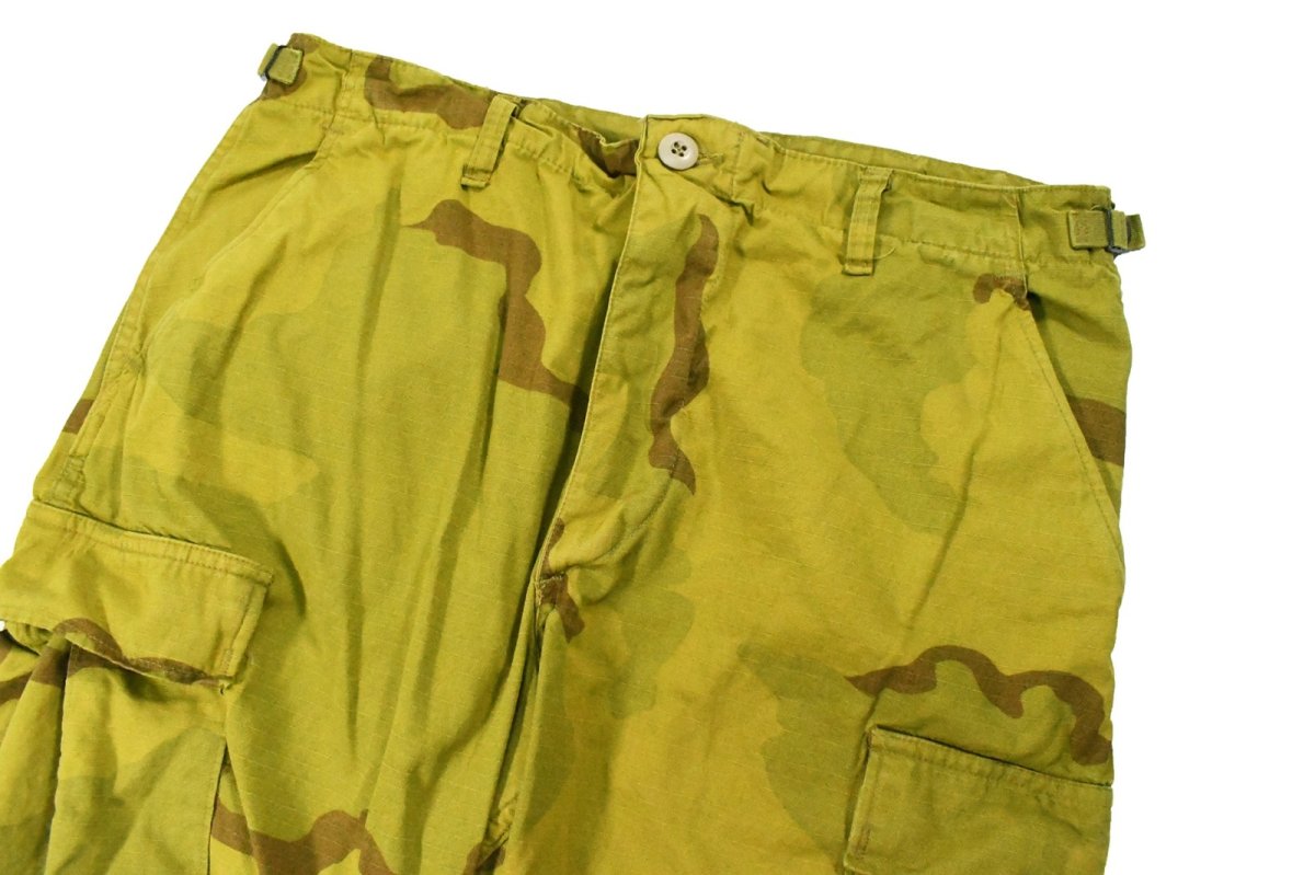 画像2: Deadstock Us Army Over Dye Combat Trouser 3C Desert Camo Yellow (2)