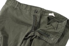 画像6: 60s Used Us Army Cotton Poplin Ripstop Jungle Fatigue Pants Olive (6)