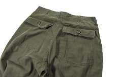 画像4: 70s Used Us Army OG-107 Cotton Sateen Utility Trouser (4)