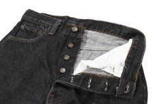 画像6: 88' Deadstock Levi's 501 Denim Pants Black made in USA リーバイス (6)