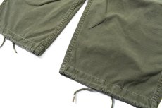 画像3: 60s Used Us Army Cotton Poplin Ripstop Jungle Fatigue Pants Olive (3)