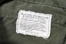 画像8: 60s Used Us Army Cotton Poplin Ripstop Jungle Fatigue Pants Olive (8)