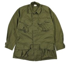 画像1: Used Us Military Non Rip Poplin Jungle Fatigue Jacket (1)