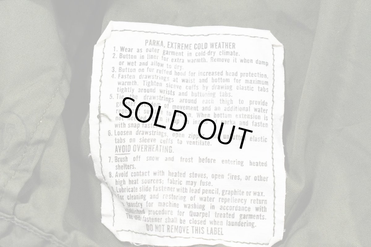 画像8: Deadstock US Army M-65 Filed Parka Mods Coat ライナー付き (8)