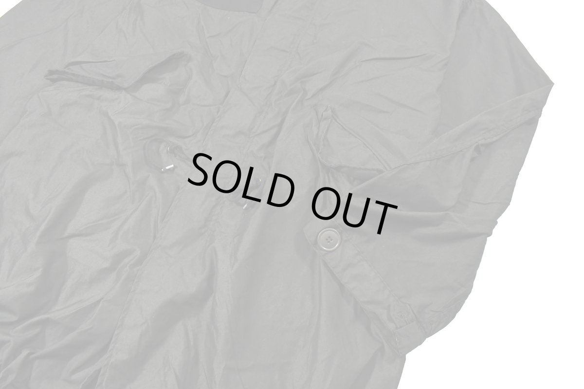 画像4: Used US Army M-65 Filed Parka Mods Coat Over Dye Black シェルのみ (4)