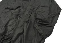 画像4: Used US Army M-65 Filed Parka Mods Coat Over Dye Black シェルのみ (4)
