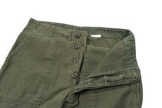 画像5: 70s Used Us Army OG-107 Cotton Sateen Utility Trouser (5)