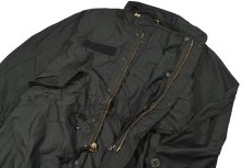 画像5: Used US Army M-65 Filed Parka Mods Coat Over Dye Black シェルのみ (5)