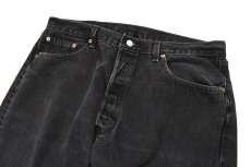 画像2: 99' Used Levi's 501 Denim Pants Black made in USA リーバイス (2)