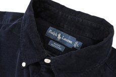 画像4: Used Ralph Lauren Corduroy B/D Shirt "Blake" Navy (4)