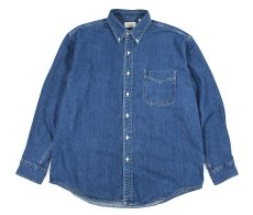 画像1: Used St John's Bay Denim B/D Shirt (1)
