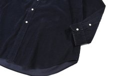 画像3: Used Ralph Lauren Corduroy B/D Shirt "Blake" Navy (3)