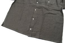 画像3: Deadstock Goouch Customize S/S Linen Shirt Olive (3)