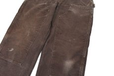 画像4: Used Carhartt Duck Double Knee Carpenter Pants Dark Brown made in USA カーハート (4)