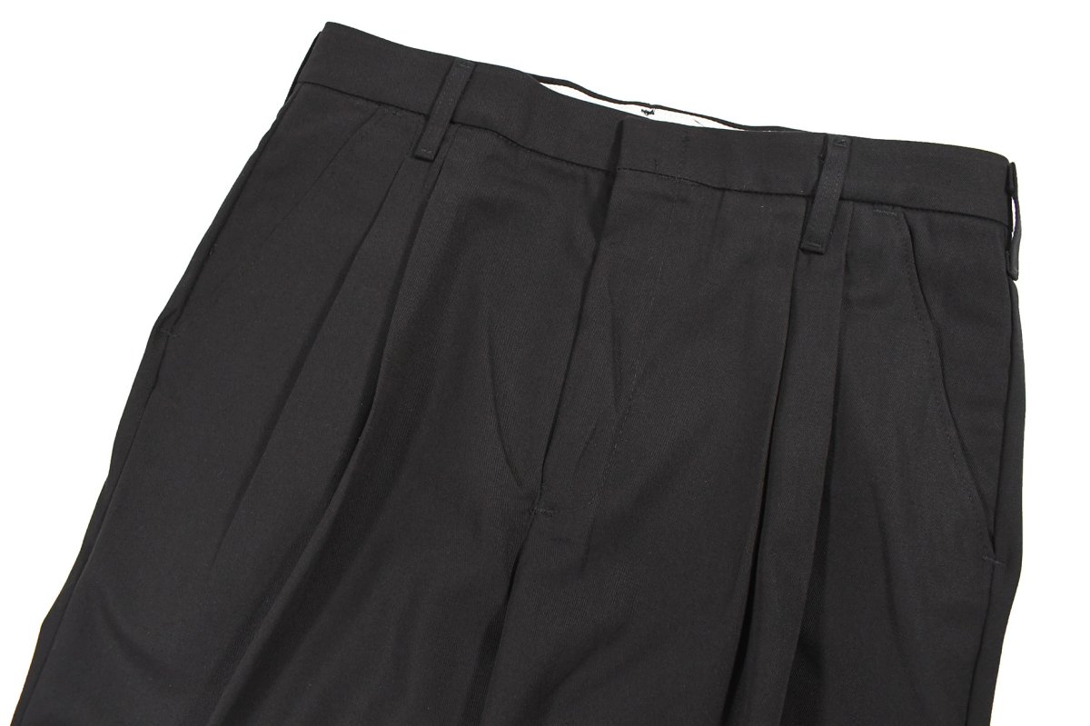 画像2: Red Kap PT38 Pleated Twill Slacks Black (2)