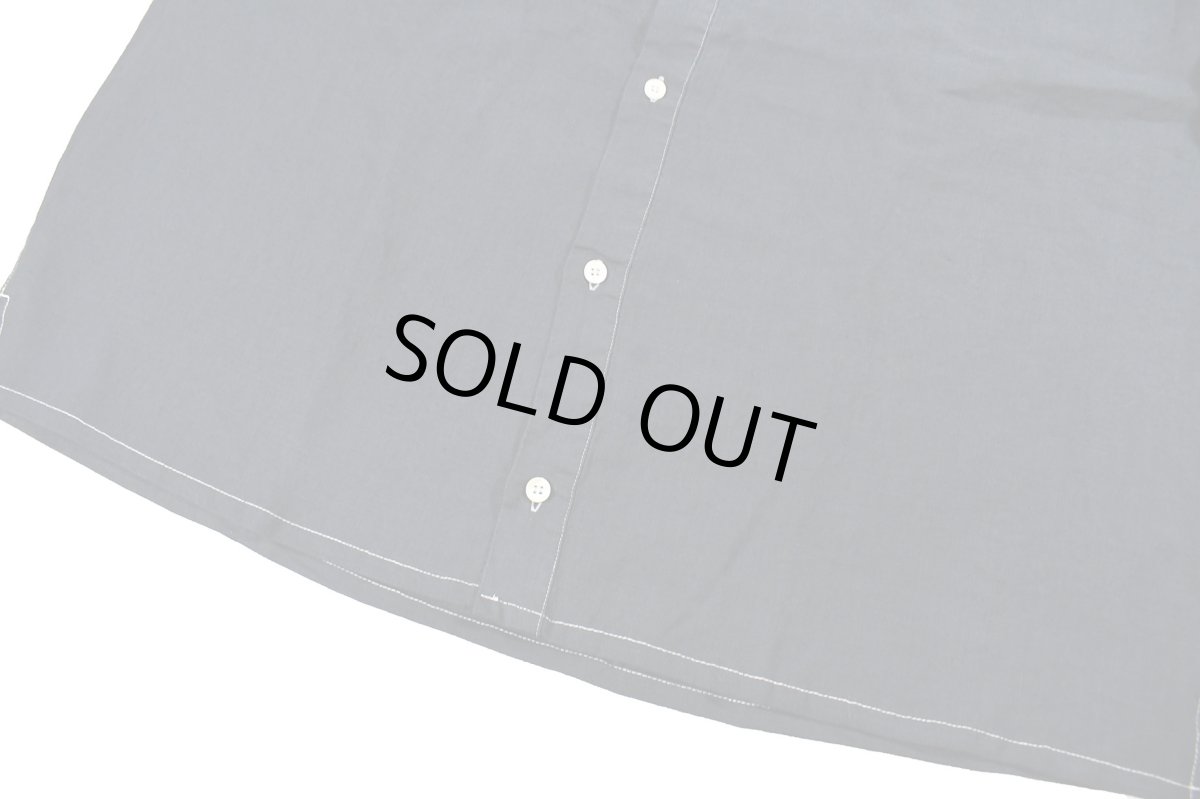 画像4: Deadstock Goouch Customize S/S Linen Shirt Navy (4)