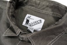 画像4: Deadstock Goouch Customize L/S Linen Shirt Olive (4)
