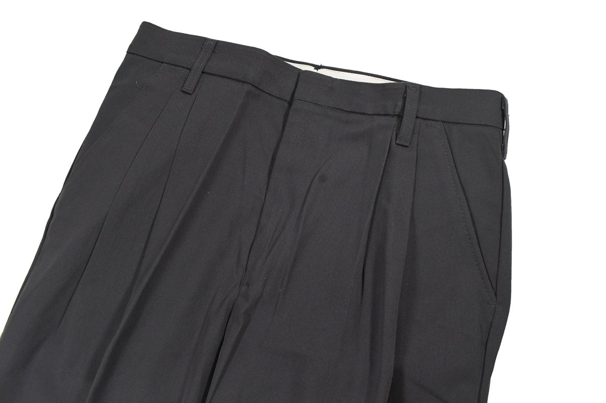 画像2: Red Kap PT38 Pleated Twill Slacks Charcoal (2)