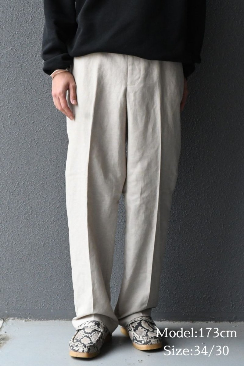 画像6: Cubavera Linen Dress Pants Khaki キューバベラ (6)