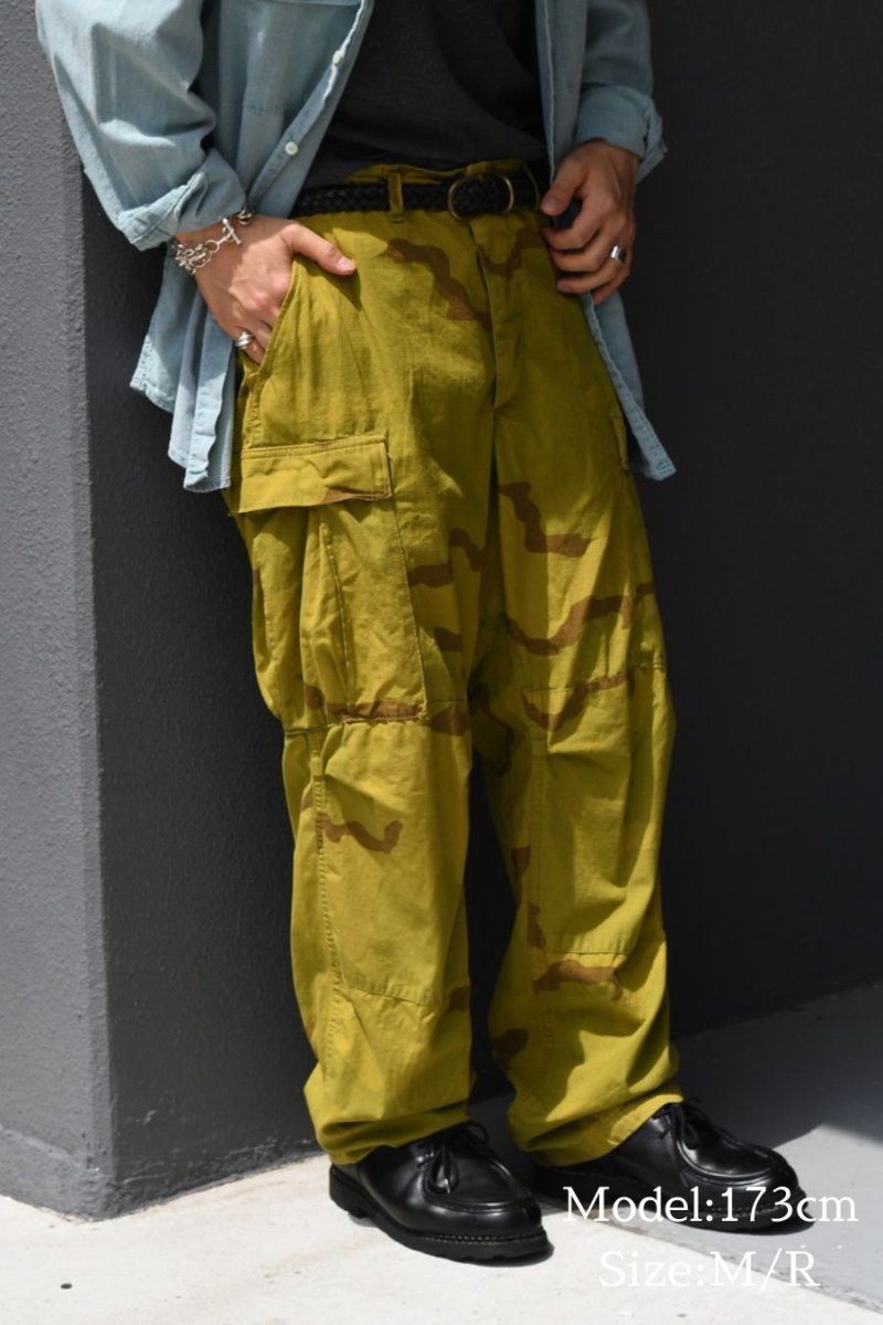 画像8: Deadstock Us Army Over Dye Combat Trouser 3C Desert Camo Yellow (8)