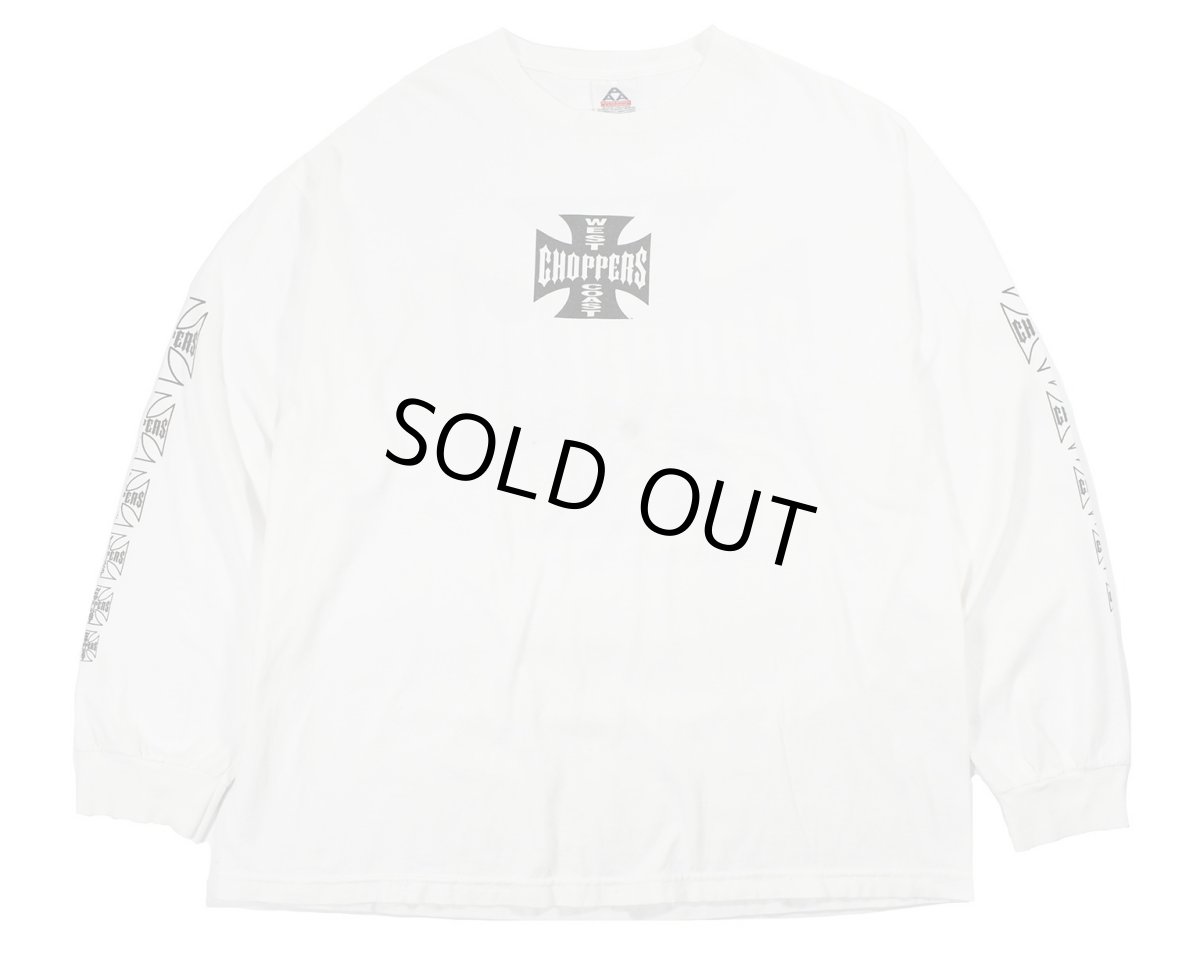 画像1: Used West Coast Choppers L/S Print Tee (1)