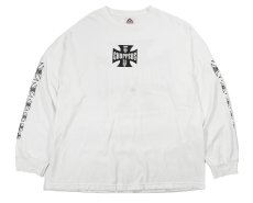 画像1: Used West Coast Choppers L/S Print Tee (1)