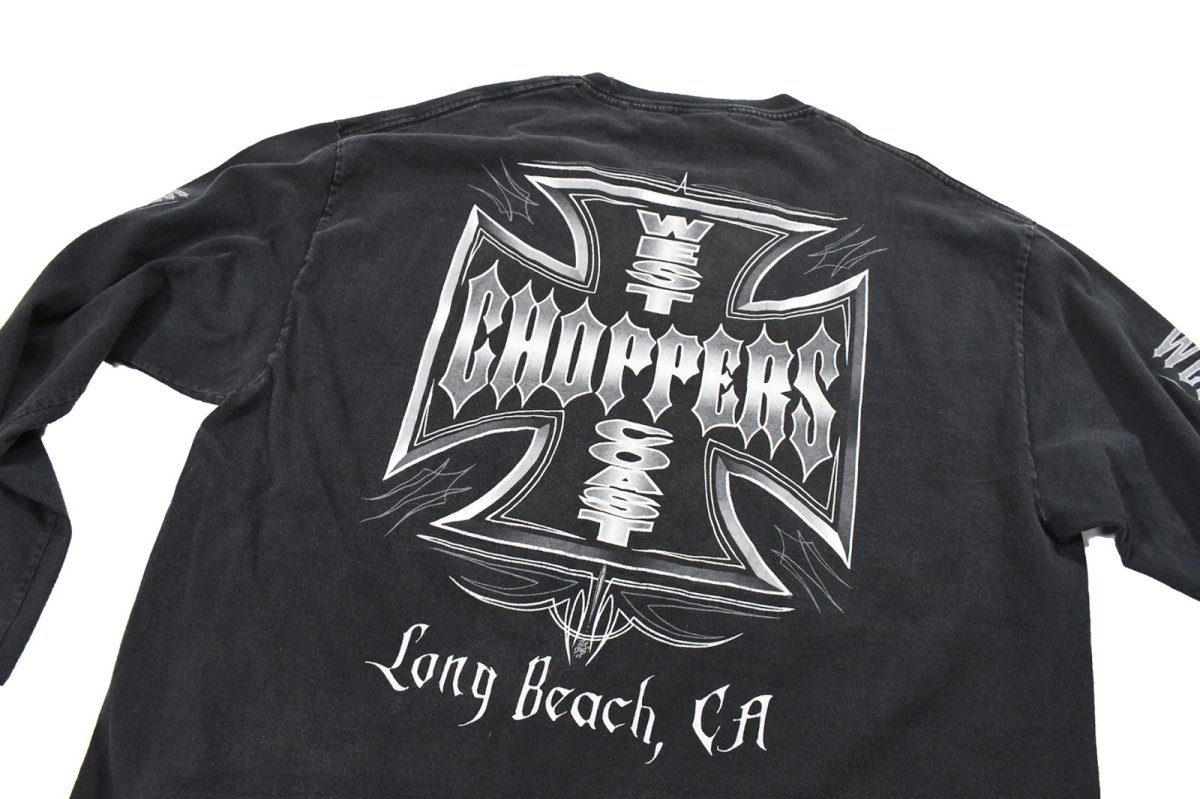 画像7: Used West Coast Choppers L/S Print Tee (7)